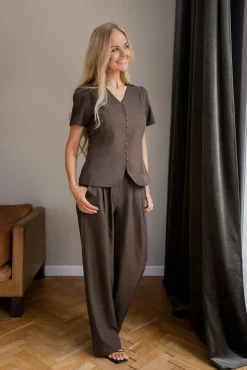 Online Vera Structure Blouse 167104 Bluser & Skjorter