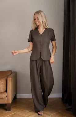 Online Vera Structure Blouse 167104 Bluser & Skjorter