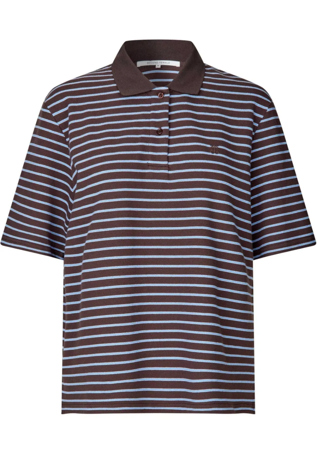 Second Female Bluser & Skjorter<Verbie Polo Tee 60319
