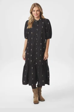 Neo Noir Kjoler<Veronica Flower Emb Dress 166846