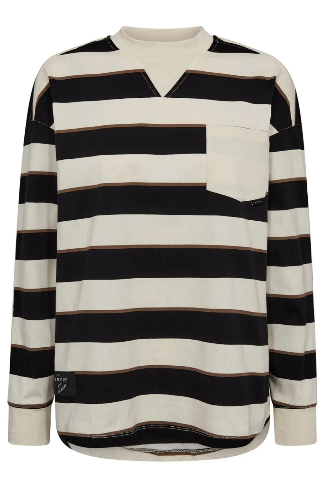 Outlet Veronica Stripe Tee Sweat HL10295 Bluser & Skjorter