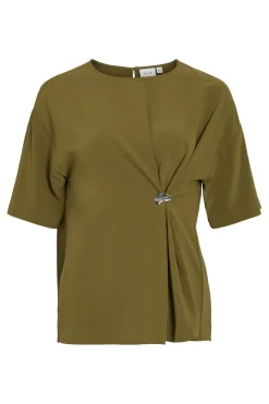 Vila T-Shirts & Toppe<Vicaroline 2/4 O-Neck Top