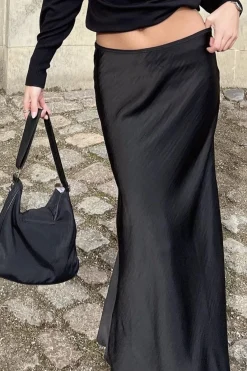 Neo Noir Nederdele<Vicky Heavy Sateen Skirt