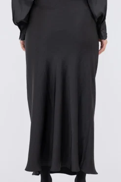 Neo Noir Nederdele<Vicky Heavy Sateen Skirt