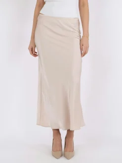 Neo Noir Nederdele<Vicky Heavy Sateen Skirt