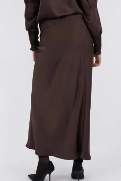 Neo Noir Nederdele<Vicky Heavy Sateen Skirt 159588