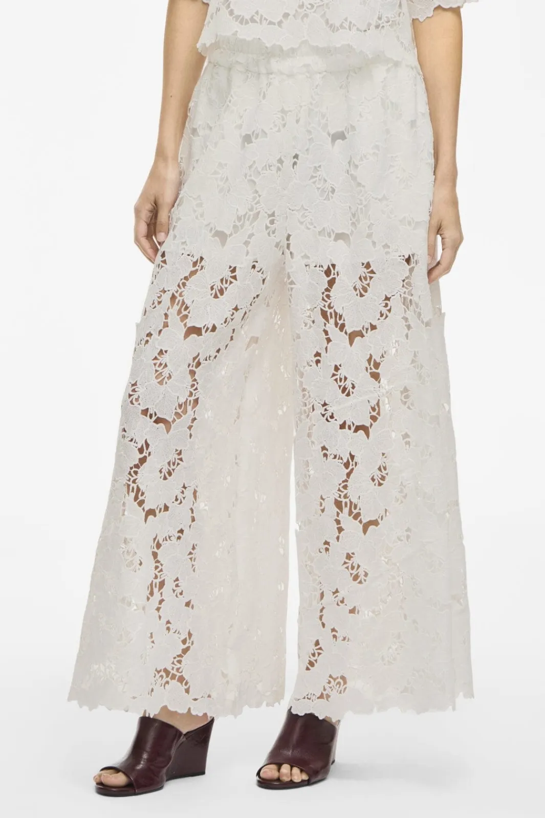 Hot Vihylde Lace Pants Bukser, Jeans & Leggings