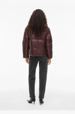 Vila Overtøj & Jakker<Vilidda L/S Shinny Puffer Short Jacket