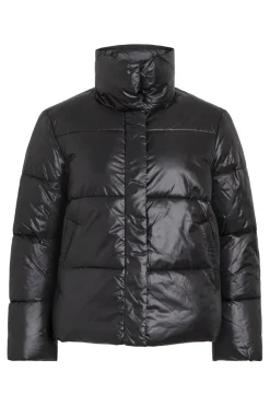 Outlet Vilidda L/S Shinny Puffer Short Jacket Overtøj & Jakker