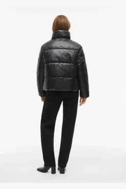 Outlet Vilidda L/S Shinny Puffer Short Jacket Overtøj & Jakker