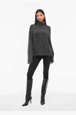 Outlet Vimarley L/S Roll Neck Knit Pullover Strik|Bluser & Skjorter