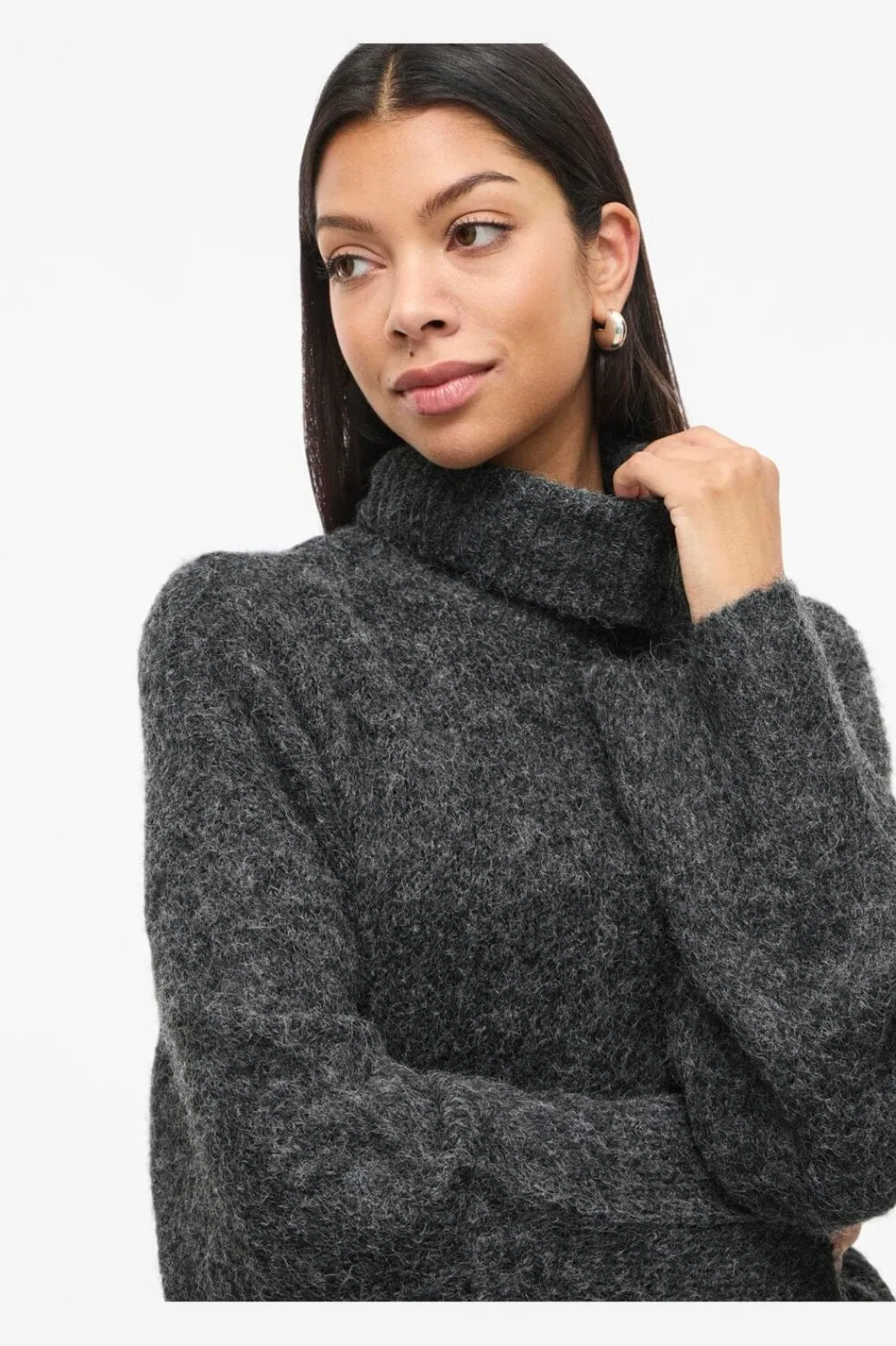 Outlet Vimarley L/S Roll Neck Knit Pullover Strik|Bluser & Skjorter