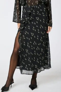 Neo Noir Sæt 🛍️<Vinza Flower Branch Skirt