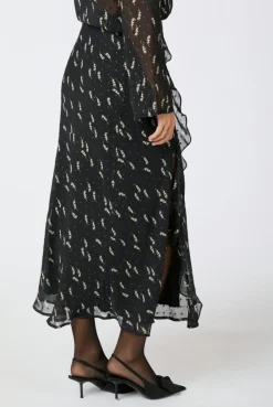 Neo Noir Sæt 🛍️<Vinza Flower Branch Skirt