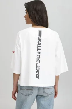 Clearance Viola Bp Cropped Oz Tee 50405365 T-Shirts & Toppe
