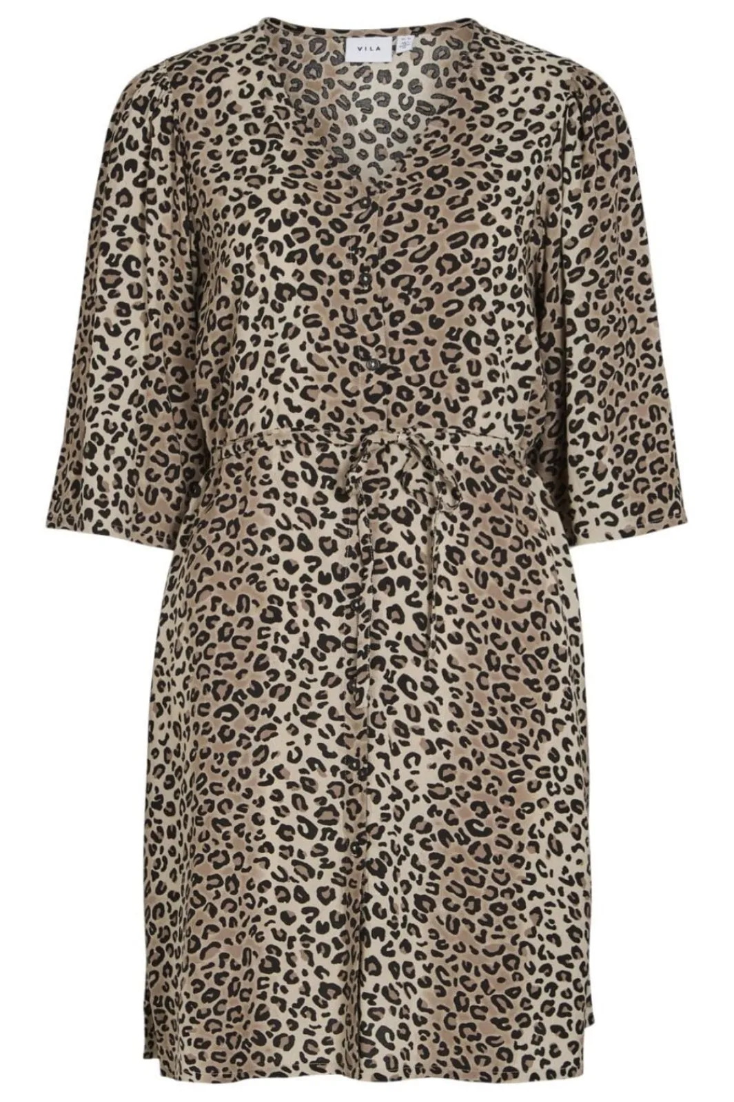Best Violine 3/4 Button Dress Kjoler