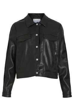 Vila Overtøj & Jakker<Vipen Coated L/S Braid Jacket