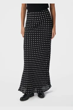 Hot Viso Crepe Dot Skirt 167940 Nederdele