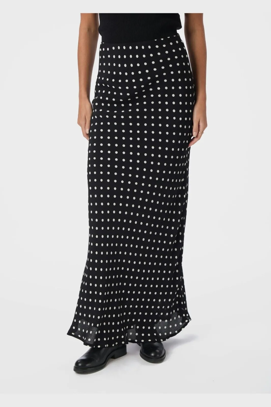 Hot Viso Crepe Dot Skirt 167940 Nederdele