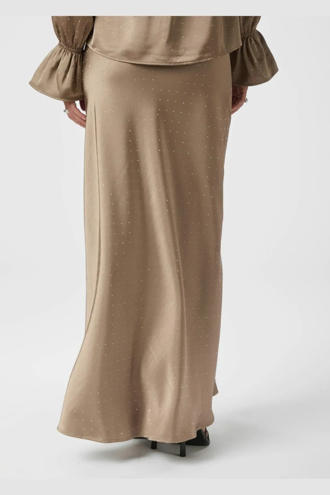 Neo Noir Nederdele<Viso Heavy Sateen Bedaz Skirt 166890