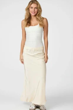 Neo Noir Nederdele<Viso Heavy Sateen Skirt 165067
