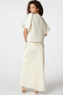 Neo Noir Nederdele<Viso Heavy Sateen Skirt 165067