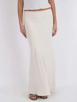 Neo Noir Nederdele<Viso Linen Skirt