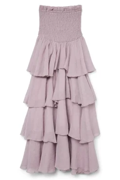 Vero Moda Kjoler<Vmdelilah Sl Smock Ruffle Dress