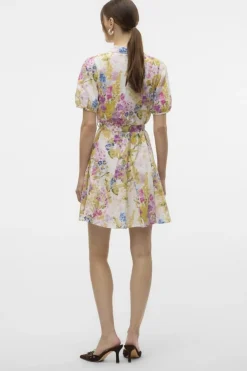 Online Vmdicthe 2/4 Short Volume Dress Kjoler|Ammevenligt Tøj