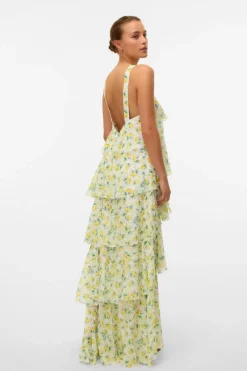 Vero Moda Kjoler<Vmfelicia Sl Ruffle Maxi Dress
