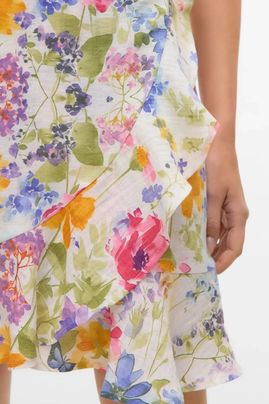 Outlet Vmflora 2/4 Wrap Short Dress Kjoler