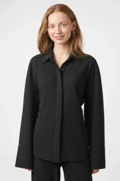 Waldita Structure Shirt 166244 Bluser & Skjorter|Ammevenligt Tøj