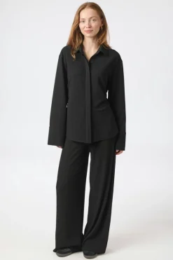 Waldita Structure Shirt 166244 Bluser & Skjorter|Ammevenligt Tøj