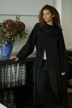 Neo Noir Strik|Bluser & Skjorter<Wals Knit Scarf Blouse 166203