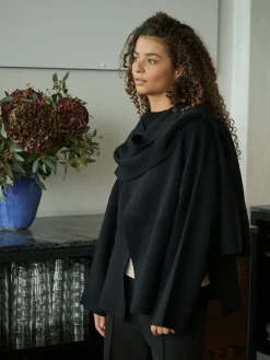 Neo Noir Strik|Bluser & Skjorter<Wals Knit Scarf Blouse 166203