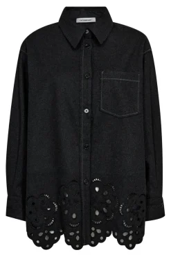 Hot Warrencc Wool Embroidery Shirt 35151 Bluser & Skjorter|Ammevenligt Tøj