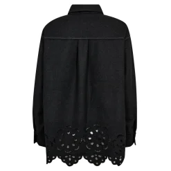 Hot Warrencc Wool Embroidery Shirt 35151 Bluser & Skjorter|Ammevenligt Tøj