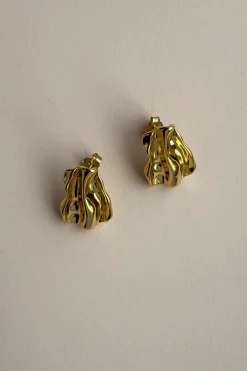 Mellow Moon Øreringe<Wave Earring