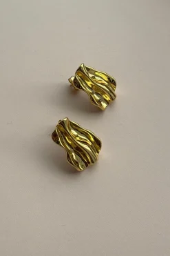 Mellow Moon Øreringe<Wave Earring