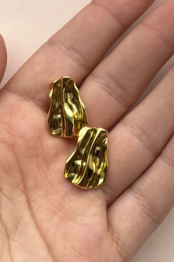 Mellow Moon Øreringe<Wave Earring