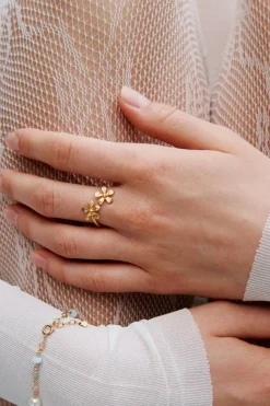 Pernille Corydon Ringe<Wild Poppy Ring r-364-gp