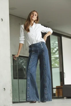 Clearance Willacc Button Jeans 41005 Bukser, Jeans & Leggings