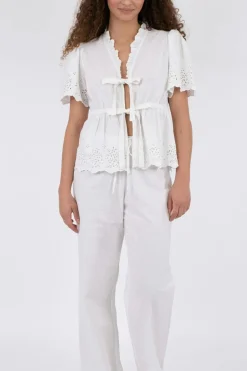 Neo Noir Bukser, Jeans & Leggings<William Embroidery Pants