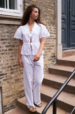 Neo Noir Bukser, Jeans & Leggings<William Embroidery Pants