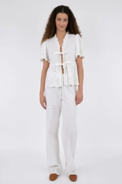 Neo Noir Bukser, Jeans & Leggings<William Embroidery Pants
