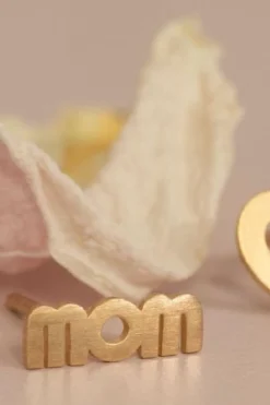 Hot Wow Mom Earring Goldenen Øreringe