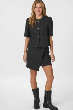 Outlet Xanthe Herringbone Blazer 165683 Sæt 🛍️|Blazere