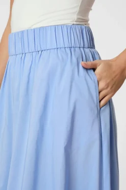 Best Yara Long Poplin Skirt 163076 Nederdele