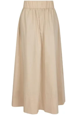Neo Noir Nederdele<Yara Long Poplin Skirt 163076