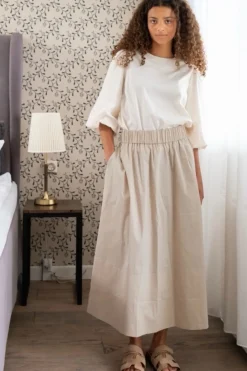 Outlet Yara Poplin Skirt Nederdele